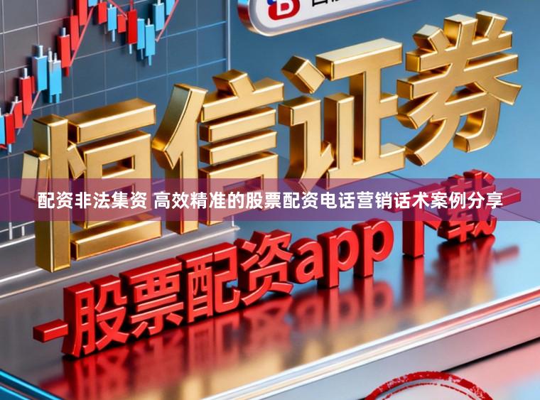 配资非法集资 高效精准的股票配资电话营销话术案例分享